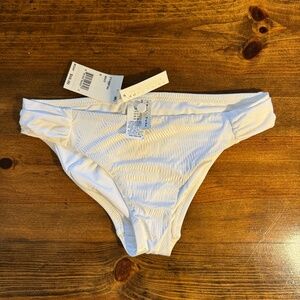 TRINA TURK White Hipster Bikini Bottoms  NWT